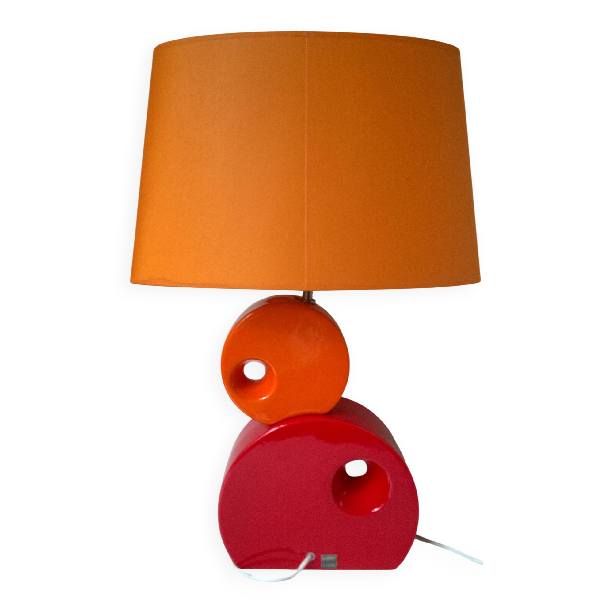 Ceramic table lamp by Louis Drimmer, France 1980