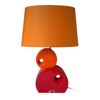 Ceramic table lamp by Louis Drimmer, France 1980