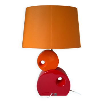 Ceramic table lamp by Louis Drimmer, France 1980