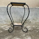 Wrought iron side table