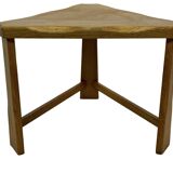 Vintage Scandinavian side tables made of solid wood circa 1970s