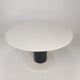 Table à manger ronde en marbre, années 1980