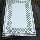 Vintage art deco-style mirror tray