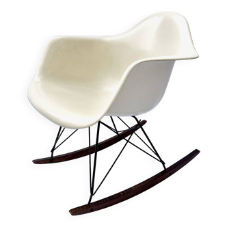 ROCKING CHAIR PARCHEMENT, EAMES, HERMAN MILLER 1970