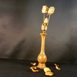 Wooden soliflore vase