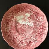 pink English tea service