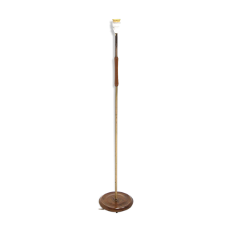 Teak and metal floor lamp, Sweden, 1960