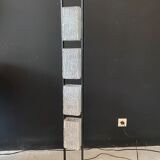 Lampadaire arlus en métal et 4 abats-jour en verre