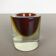 Multi-Color Murano Vetri Glass Sommerso Bowl Shell Ashtray Element, Italy, 1970s