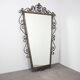 Ornamental wrought iron mirror MOKO Prague, Czechoslovakia, mid-20th century