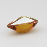 Bright empty thick glass pocket