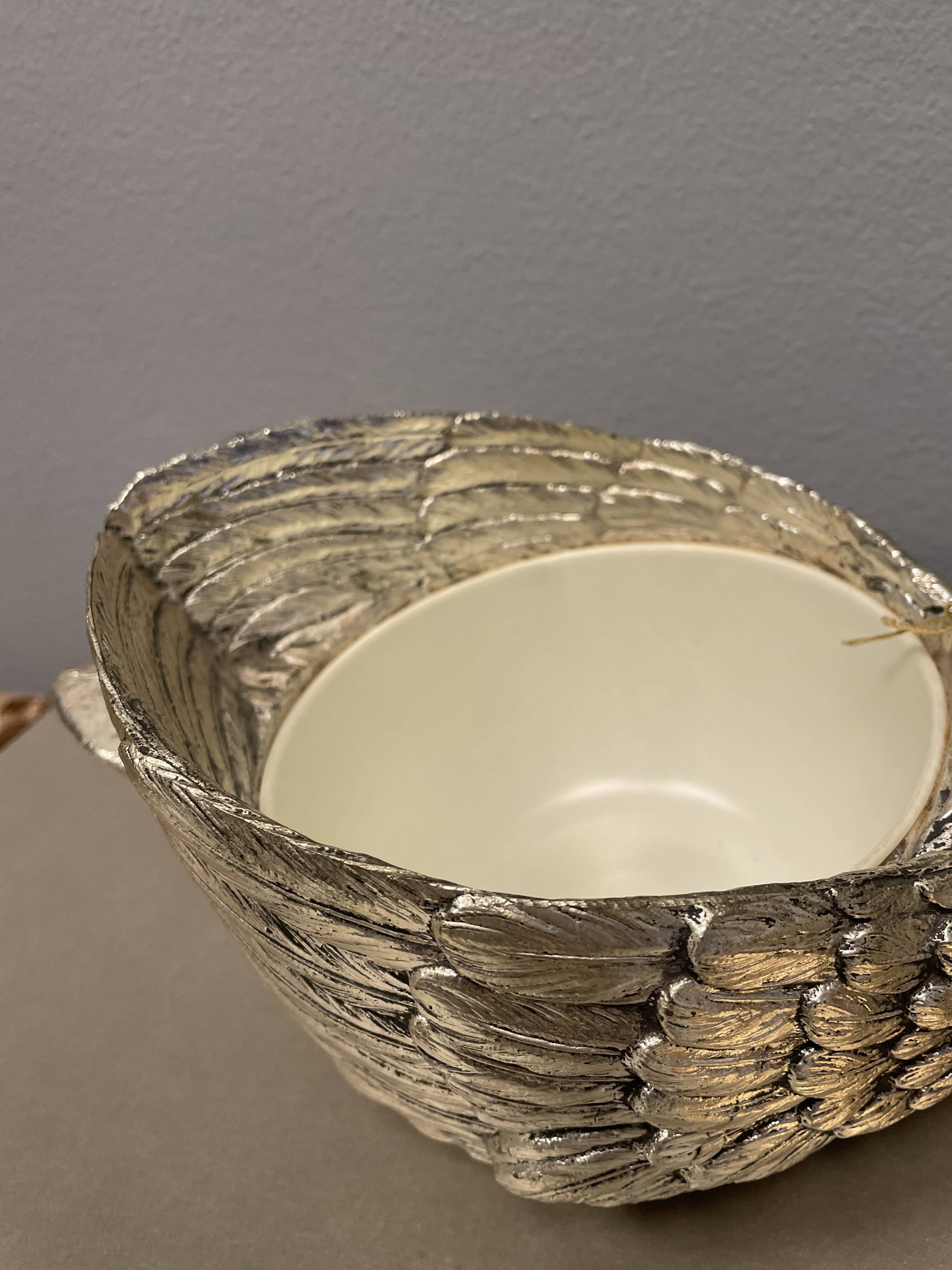 Ice bucket, swan, Mauro Manetti