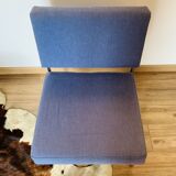 2 blue heaters - fabric and metal