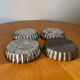 Lot of old tart molds