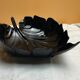 Black glass sheet shaped tidy