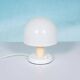Mushroom table lamp, space age design, Italian 1970s.