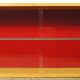 Wall display case in gilded oak 1960