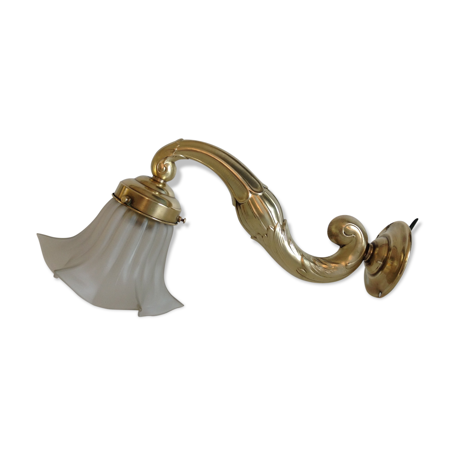 Copper and glass paste art deco