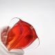 Murano Vase - Ouraline - Sommerso - Red & Yellow - 28cm