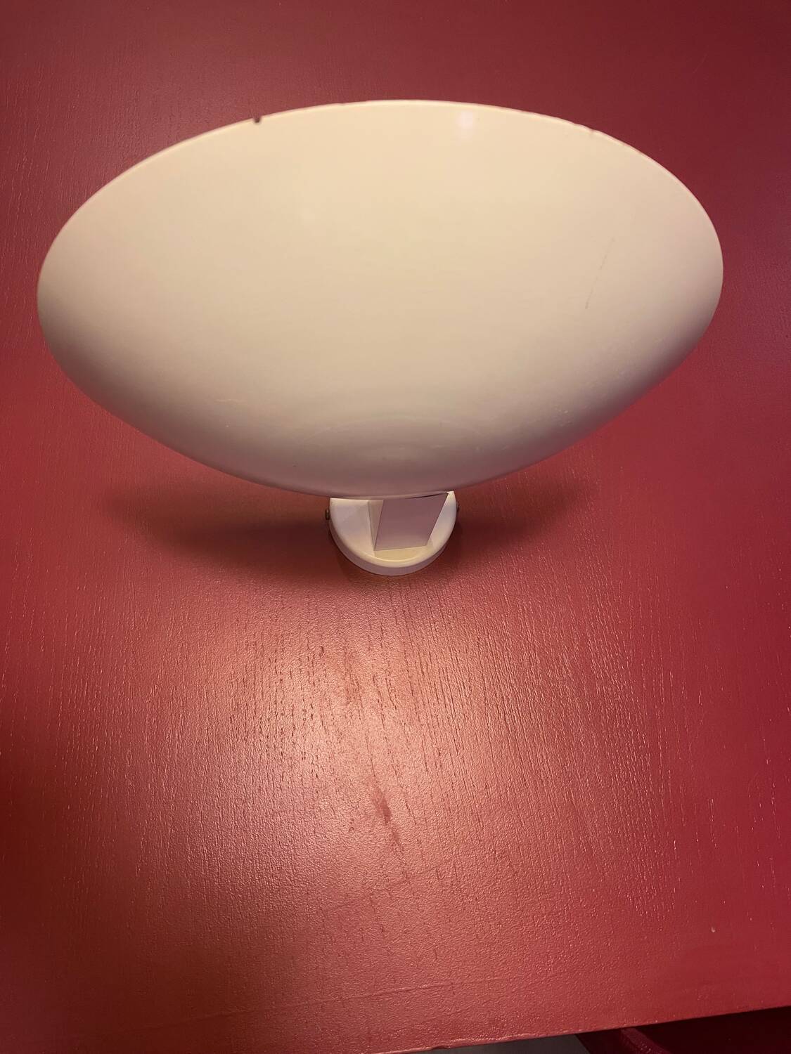 Pair of 80s metal wall lights