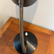 Lampe de bureau noire réglable mid-century (1950-1960) Helo Leuchten