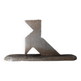 Popular art casserole metal figurine - 1950s