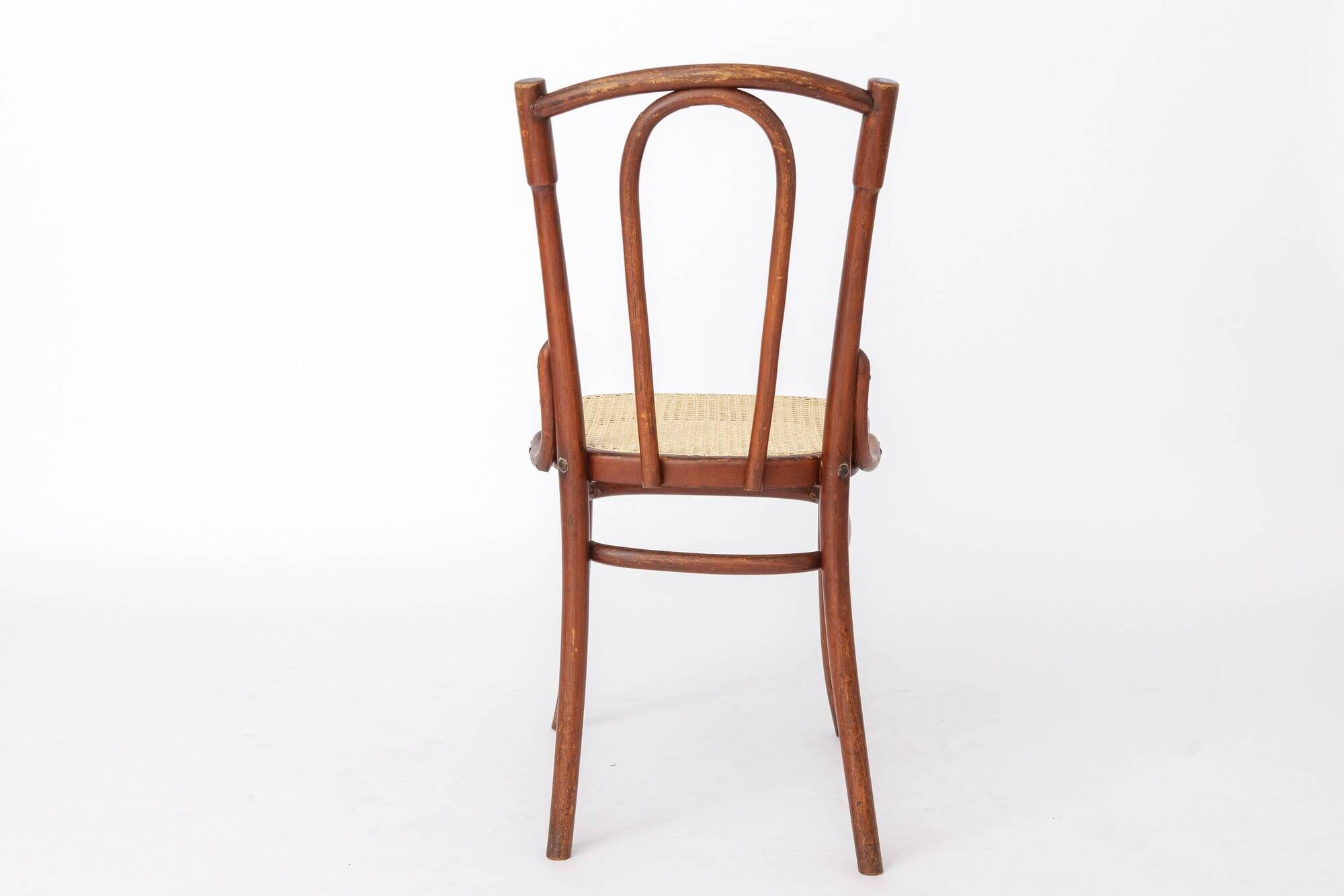 Antique Bentwood Chair in the Style of Thonet No. 56 | Austrian Rattan 1930