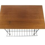 "Stringbord" side table in teak, Sweden, 1950