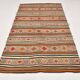 Faded Natural Orientel Kilim Rug, 146x252 Cm