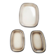 Set of 3 stoneware dishes "Salins"