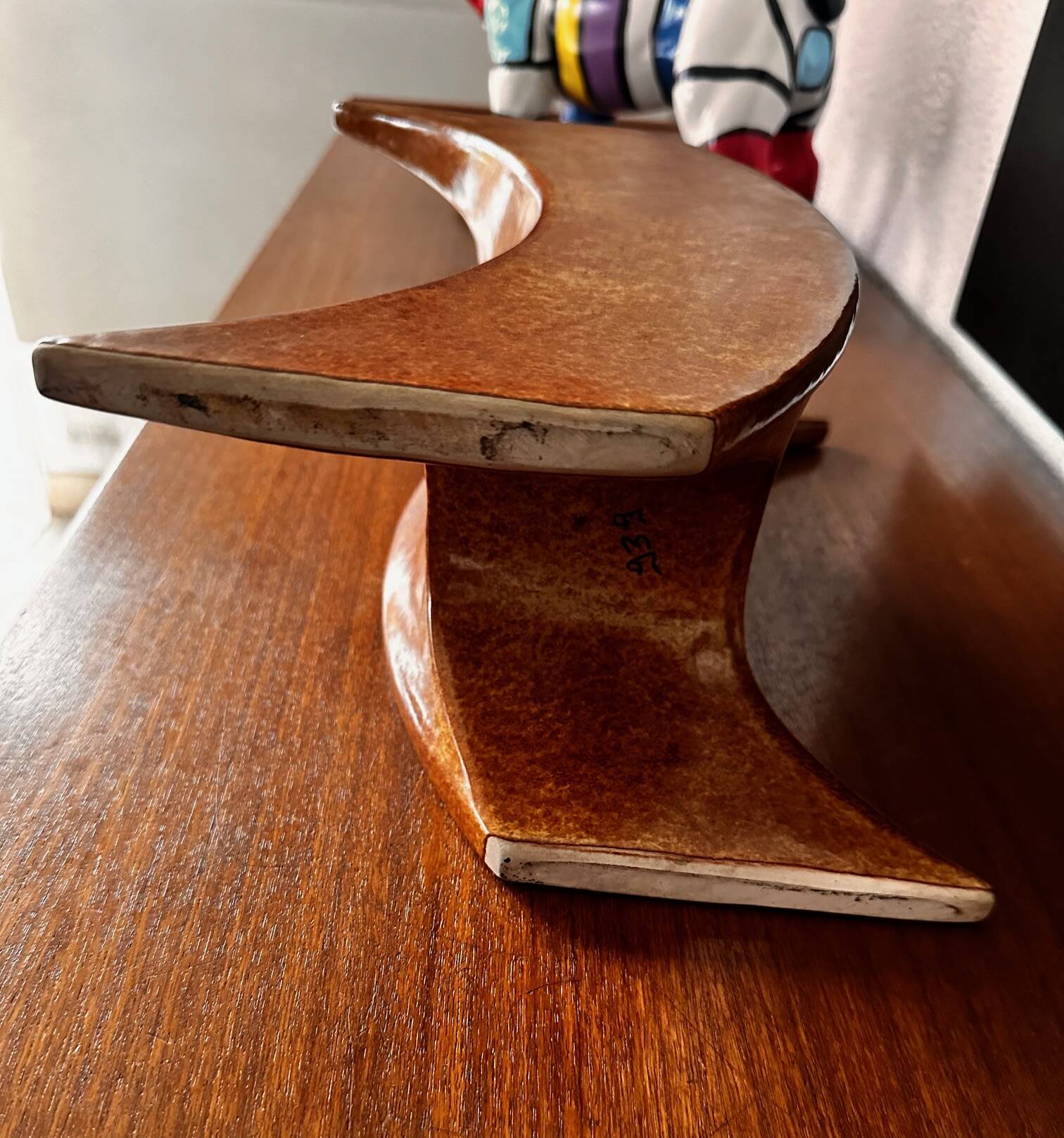 Sculptural vase by Roberto Rigon for Bertoncello cermamiche d'arte