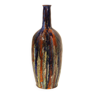 Vase en céramique émaillé - multicolore