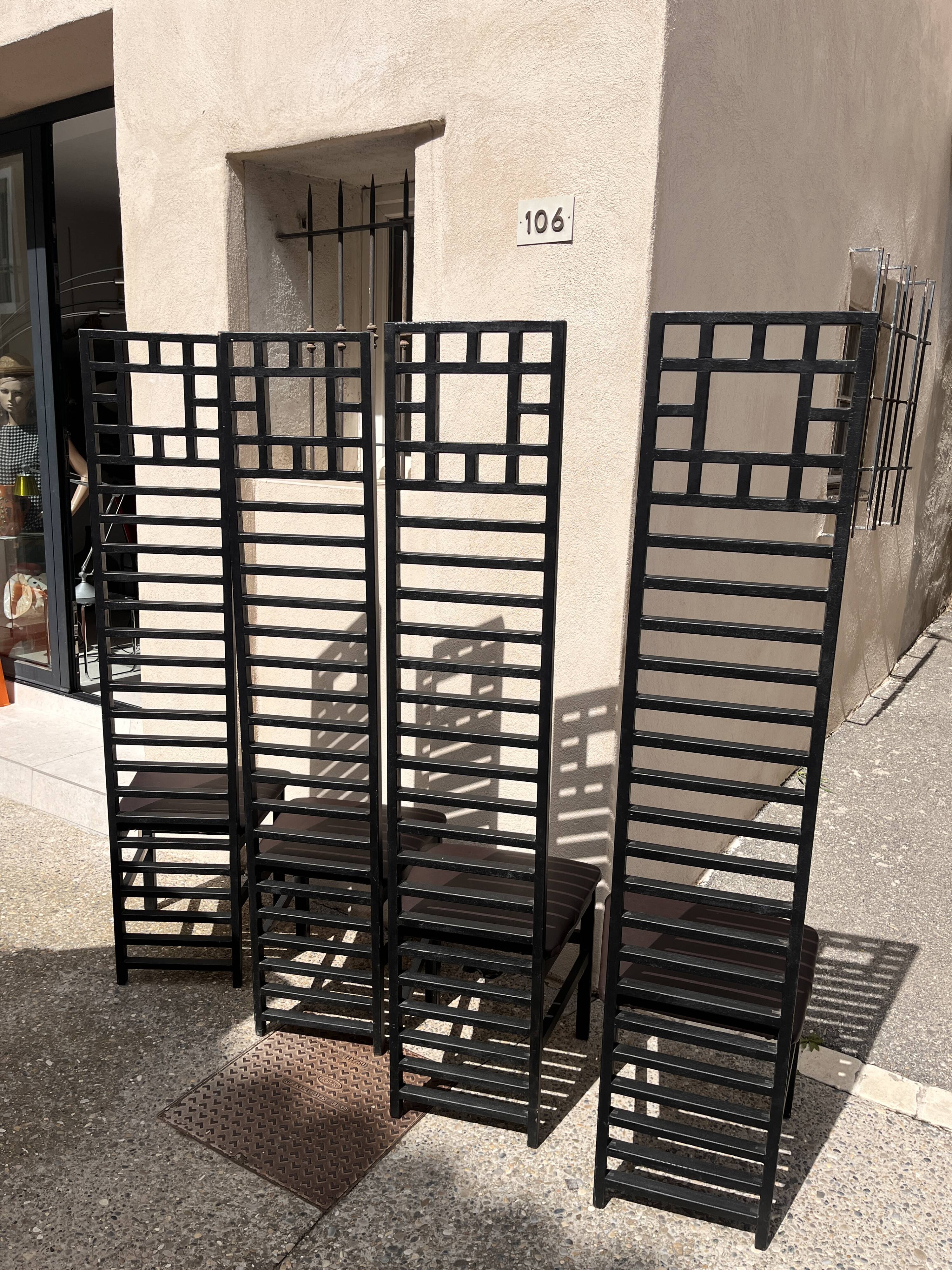 4 designer chairs from the 70s/80s.