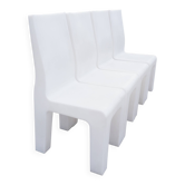 Ensemble de 4 chaises du musée Gispen, années 1990