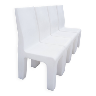 Set of 4 Gispen Museum chairs, 1990s