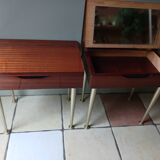 Pair of 60s bedside tables