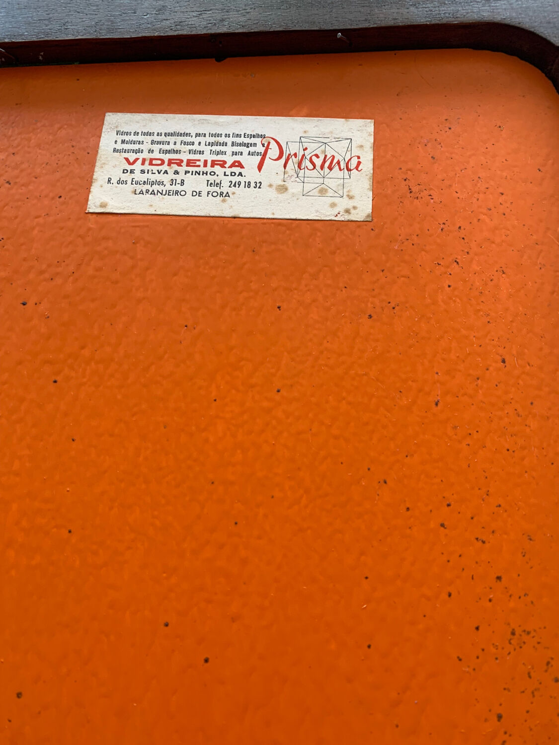 Mid-Century asymmetrical mirror