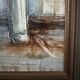 Oil on panel 20th century still life bouquet of flowers by Mazen