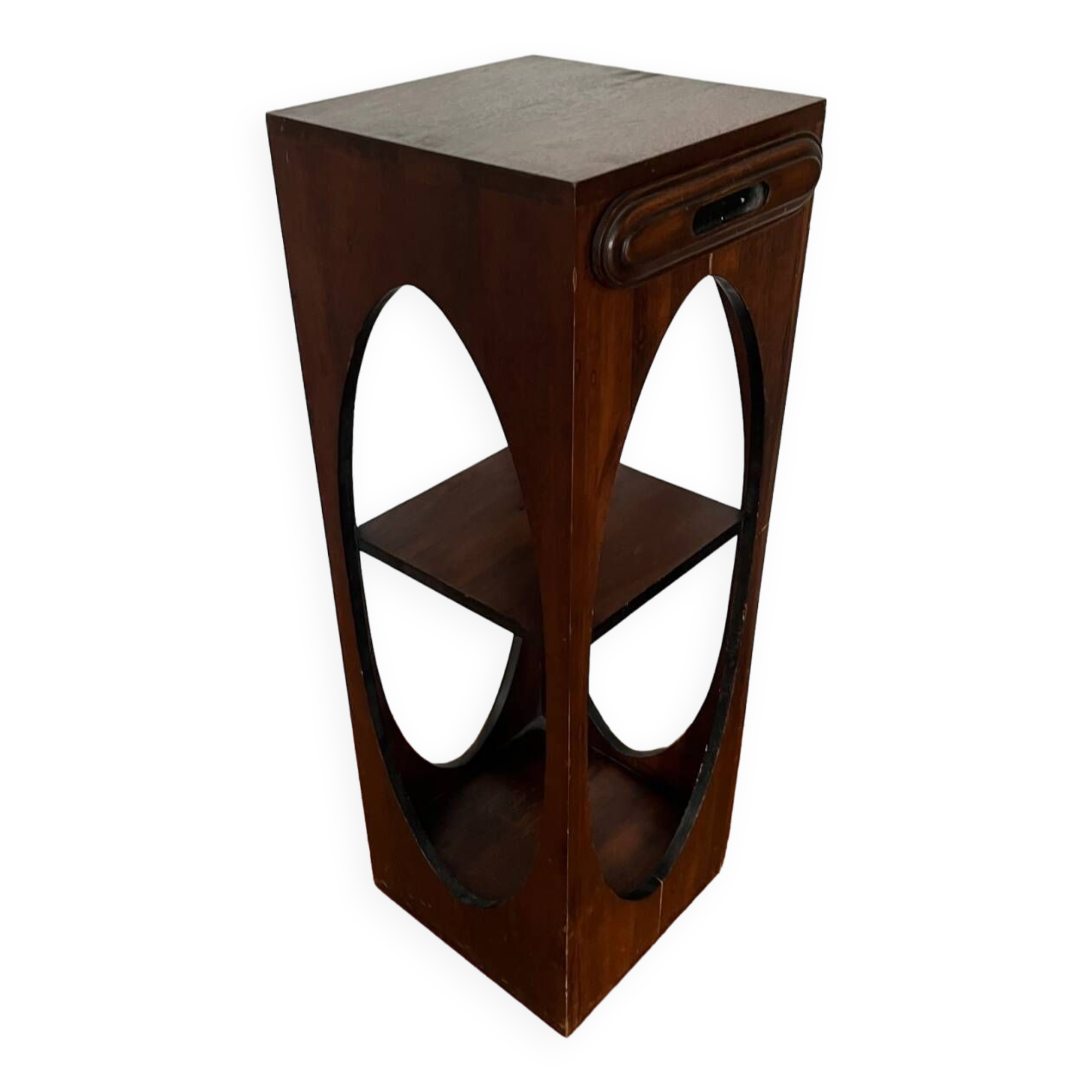 Étagère / guéridon vintage en bois