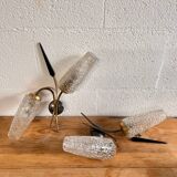 Pair of double rockabilly sconces