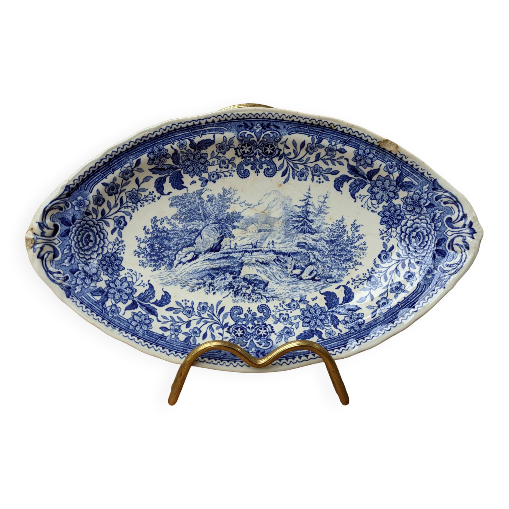 Old Villeroy and Boch Burgenland ceramic dish