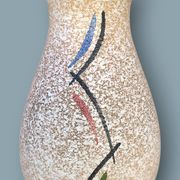 Vase moderniste Scheurich Keramik 215-33 - West Germany