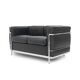 Canapé 2 places LC2 par Le Corbusier pour Cassina, années 1970