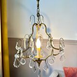 Pendant chandelier with crystal tassels