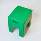 Tabouret coffre Space Age vert Olaf Von Bohr pour Gedy Italie années 60