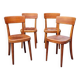 4 bistro chairs Tschan-Baumann Switzerland 1950s