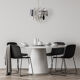 Venini trihedron chandelier in Murano glass
