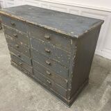 1930s workshop furniture with shell handles.