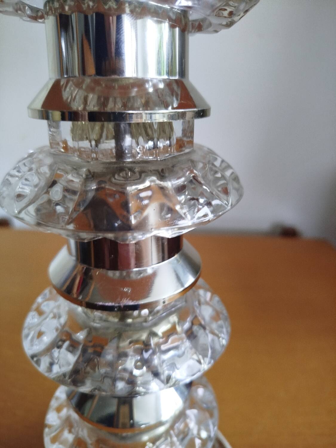 Iconic Carl Fagerlund x Orrefors lamp – cut glass, 1960s