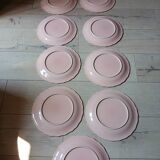 9 old flat plates